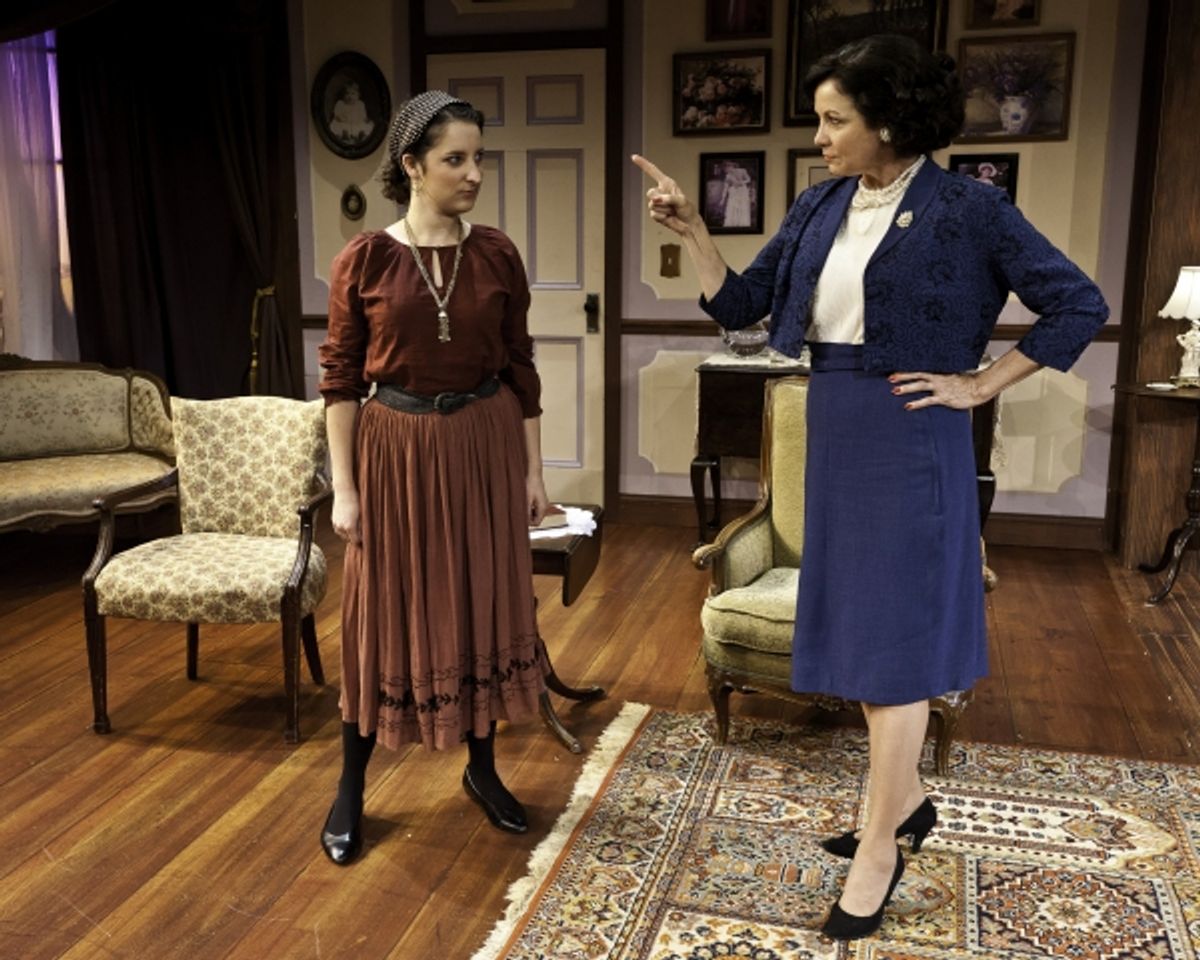 Renee Reinecke as Mitzi and Mary Williams as Letitia Blacklock  at 