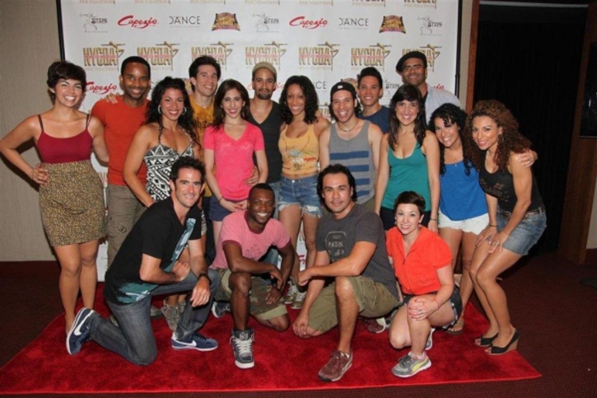 IN THE HEIGHTS Cast at 