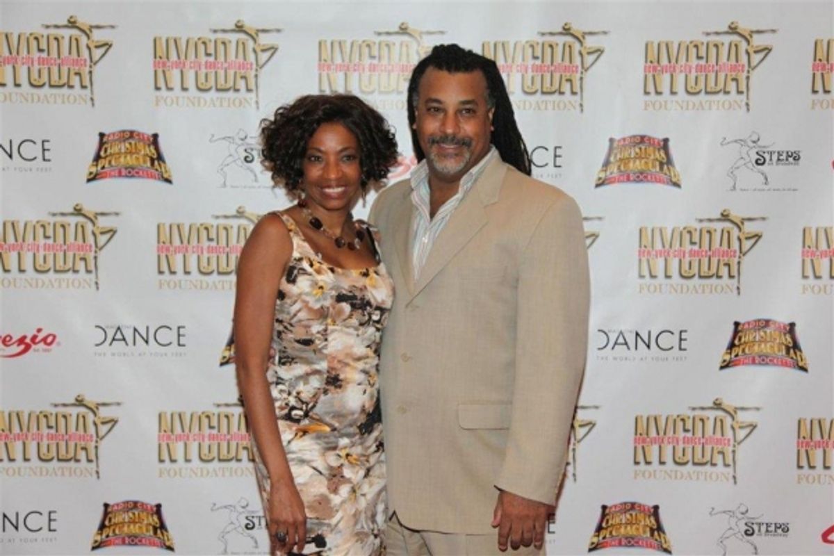 Tony Award Winner Adriane Lenox and husband musician Zane Mark at 