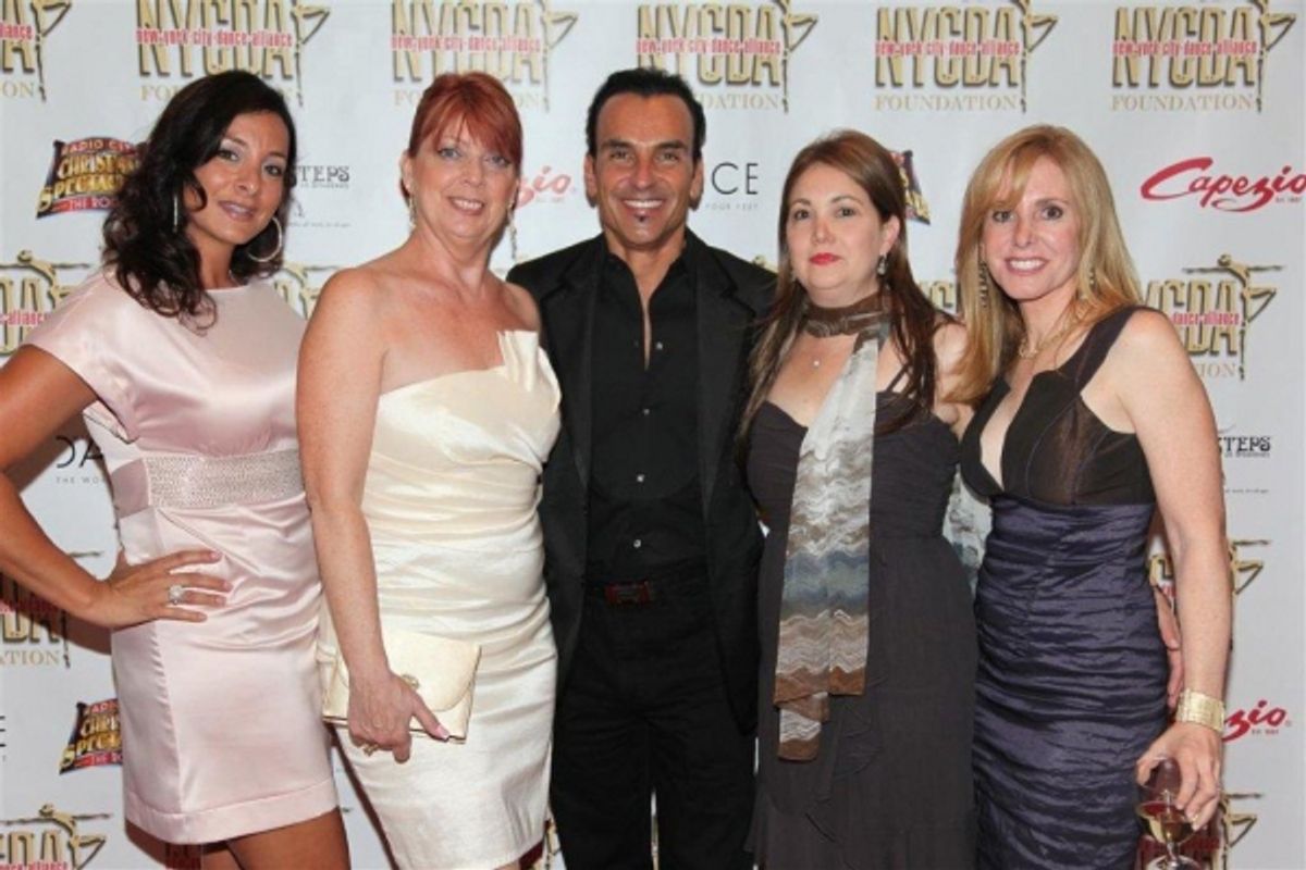 Gala Committee members Kim Adams, Liz Fitchett Tillotson, Joe Lanteri, Lisa Danias and Nancy Epstein at 