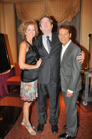 Laura Savini, Jimmy Webb and Michael Feinstein Photo