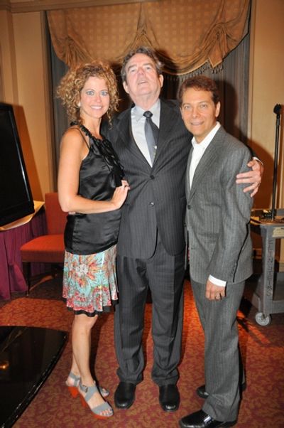 Laura Savini, Jimmy Webb and Michael Feinstein Photo