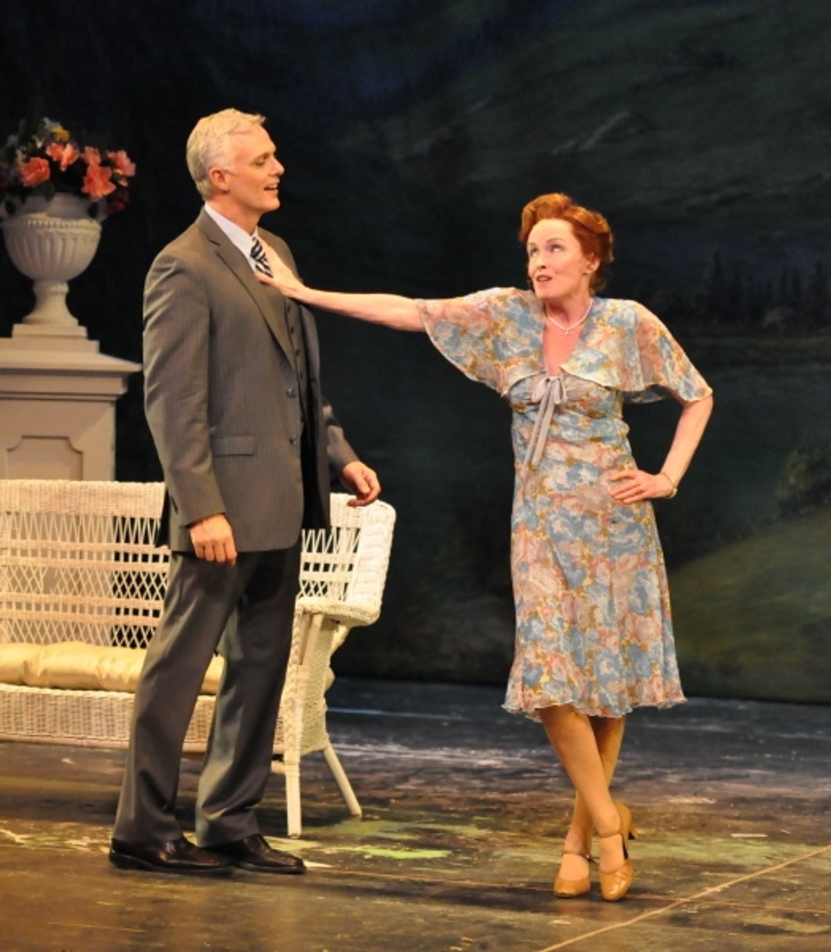 Patrick Cassidy and Susan Scannell as Elsa Schraeder at 