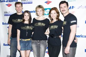 Kevin Earley, Alexandra Socha, Jill Paice, Mara Davi and Max Von Essen
 Photo