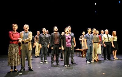 Lea Salonga and the cast of ALLEGIANCE Photo