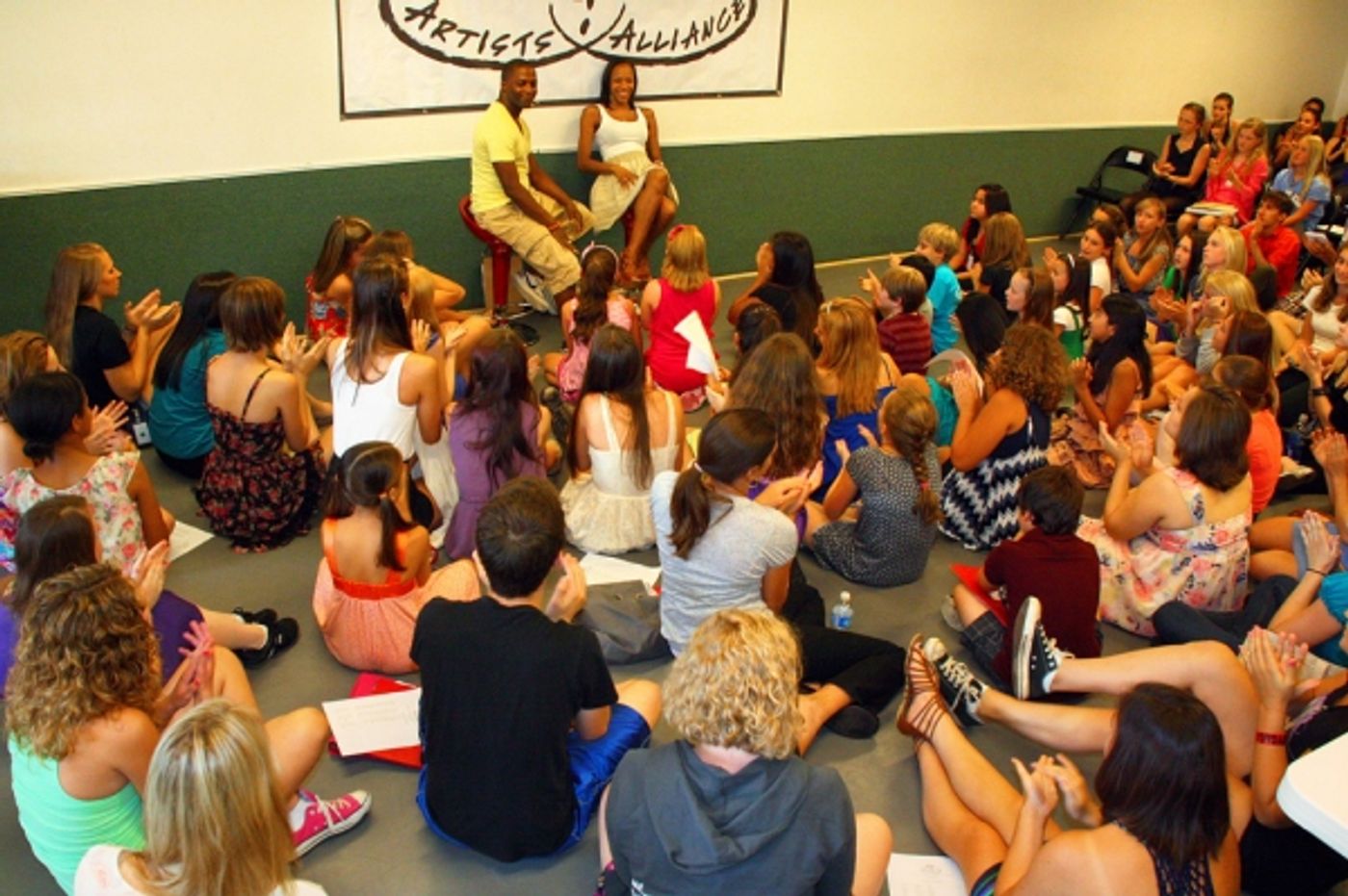 Photo Flash: THE BOOK OF MORMON's Nikki M. James Speaks at Broadway Artists Alliance Workshop!  Image