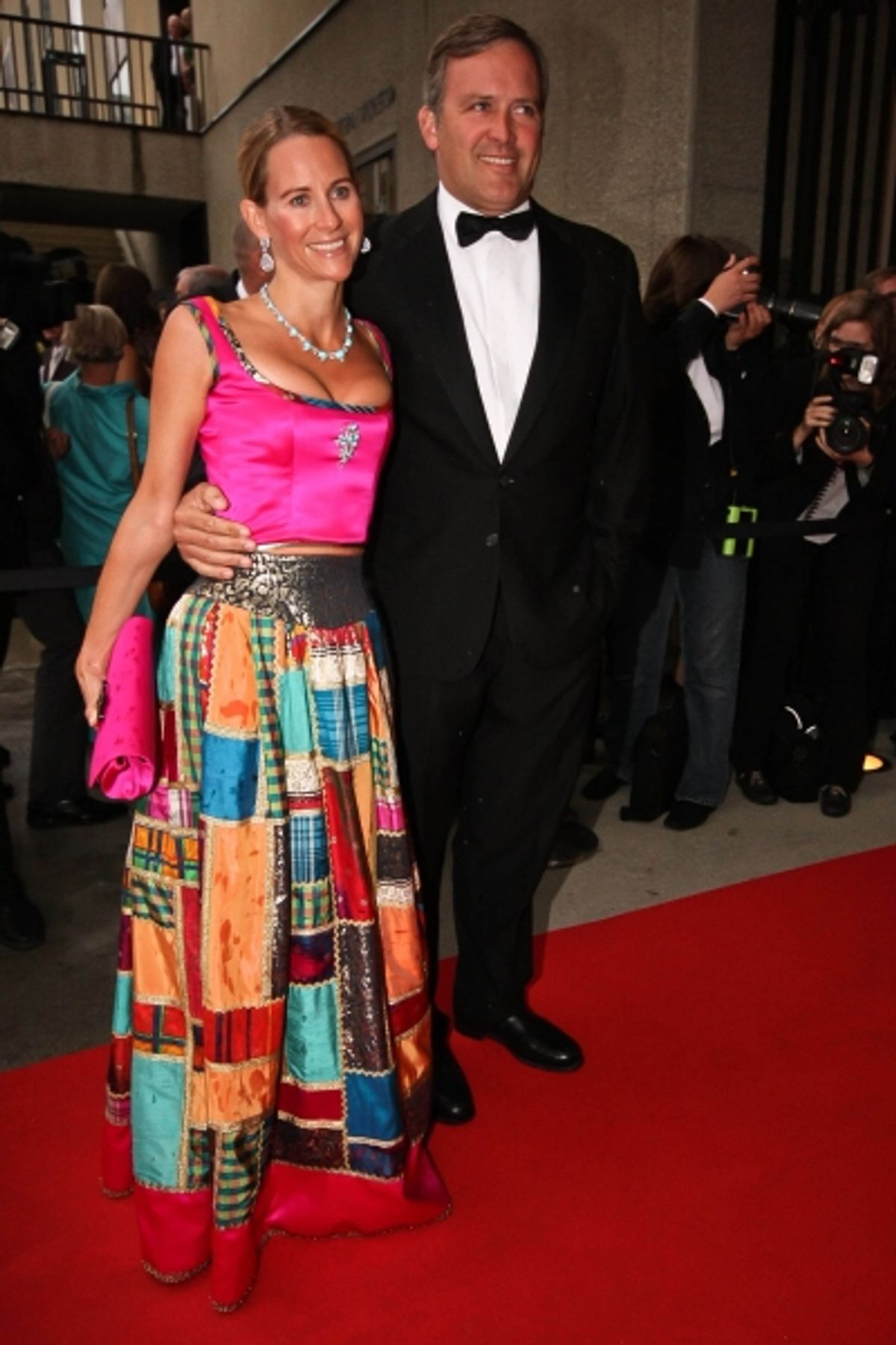 Elisabeth and Alexander Auersperg-Breunner at MACBETH Arrivals at Salzburg Festival 2011