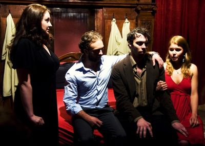 Vanessa Vache as Caroline Wyatt, James Kautz as Robert Wyatt, Byron Anthony as Theodo Photo