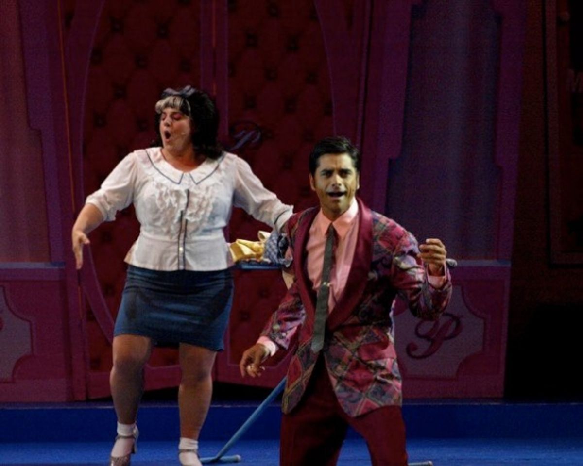 Marissa Jaret Winokur and John Stamos at 