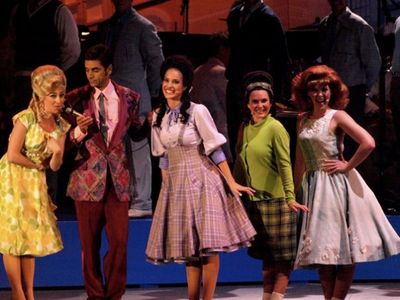 Tara Macri, John Stamos and the girls from HAIRSPRAY at the Hollywood Bowl Photo