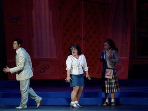 Nick Jonas, Marissa Jaret Winokur and Diana DeGarmo @ BroadwayWorld Nick Jonas, Marissa Jaret Winokur and Diana DeGarmo Photo
