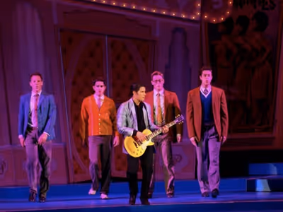 Nick Jonas as "Link" in HAIRSPRAY at the Hollywood Bowl Photo