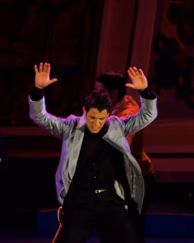 Nick Jonas as "Link" in HAIRSPRAY at the Hollywood Bowl Photo