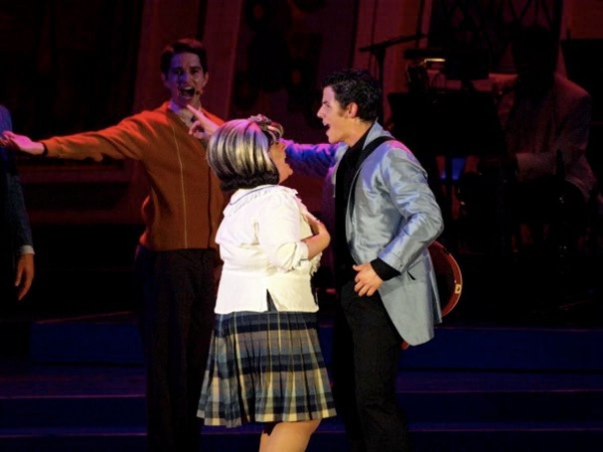 Marissa Jaret Winokur and Nick Jonas at 