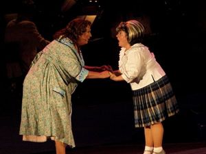 Harvey Fierstein and Marissa Jaret Winokur @ BroadwayWorld Harvey Fierstein and Marissa Jaret Winokur Photo