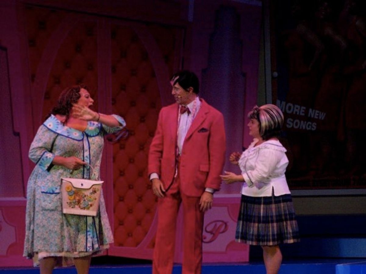 Harvey Fierstein and Marissa Jaret Winokur at 