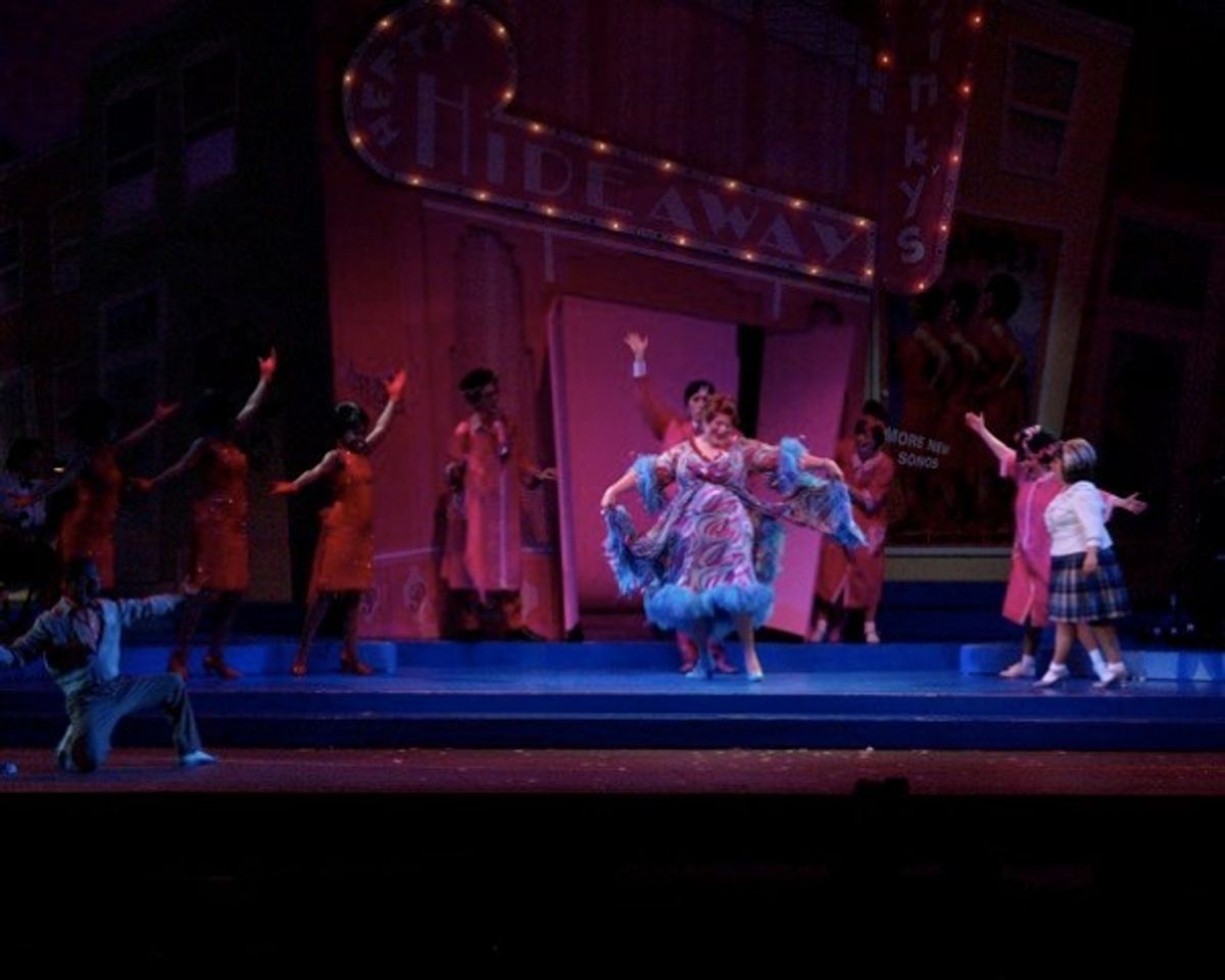 Harvey Fierstein and the cast of HAIRSPRAY at the Hollywood Bowl at 