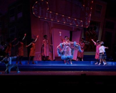 Harvey Fierstein and the cast of HAIRSPRAY at the Hollywood Bowl Photo