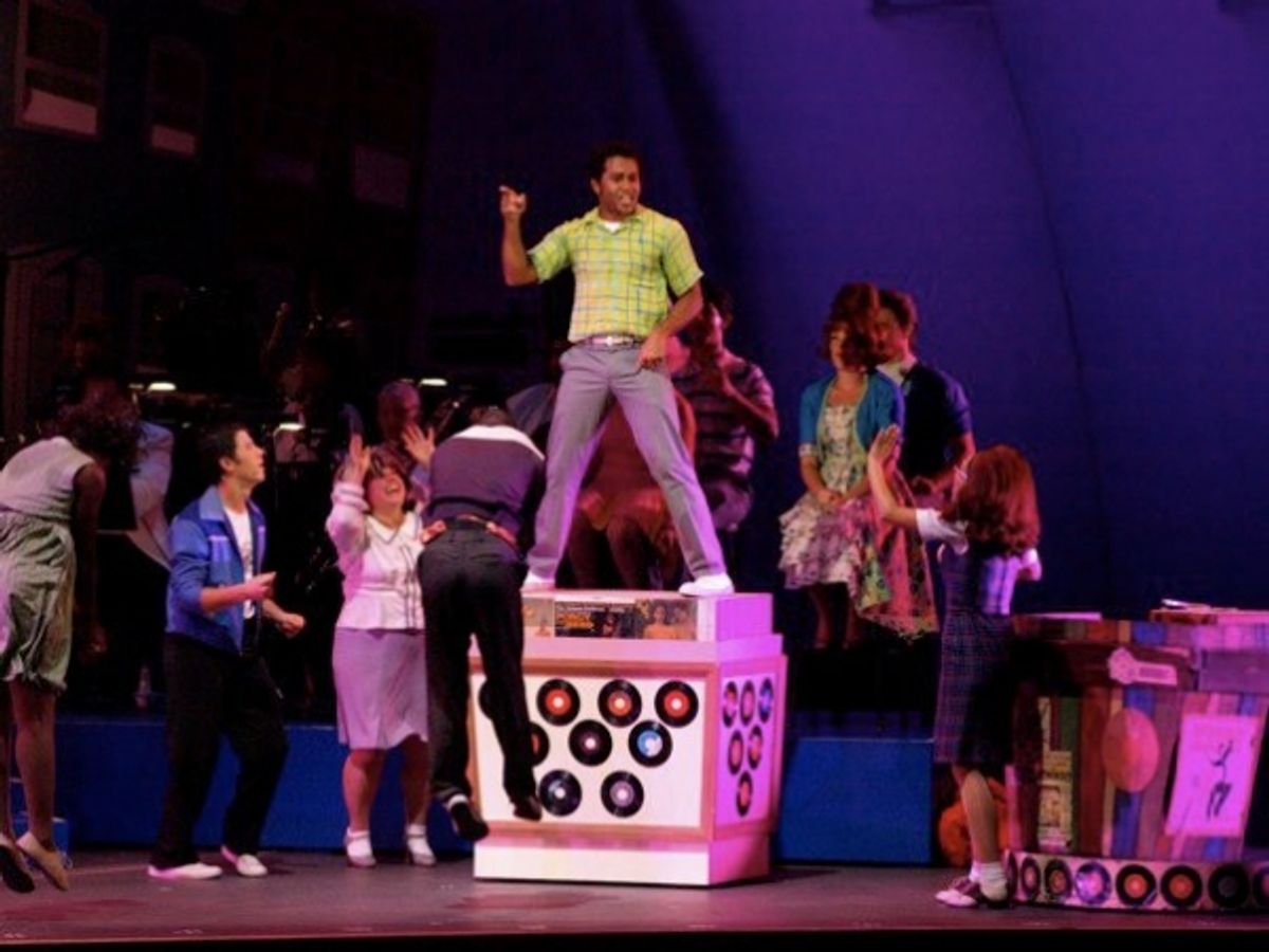 Corbin Bleu as 'Seaweed' in HAIRSPRAY at the Hollywood Bowl at 