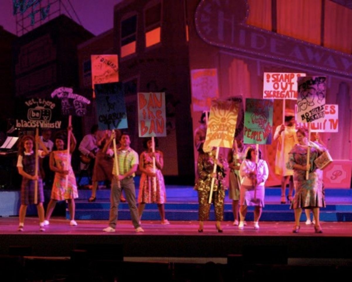 Corbin Bleu and the cast of HAIRSPRAY at the Hollywood Bowl at 
