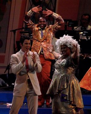 Nick Jonas and Darlene Love Photo