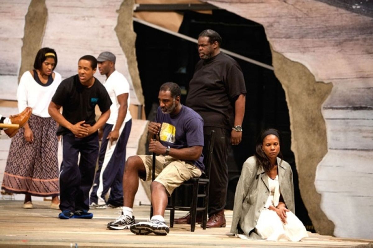 Alicia Hall Moran, Trevon Davis, Norm Lewis, Roosevelt Andre Credit, Audra McDonald
 at 