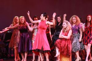 Grace Gealey with students @ BroadwayWorld Grace Gealey with students Photo