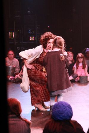 Andrea McArdle with students @ BroadwayWorld Andrea McArdle with students Photo