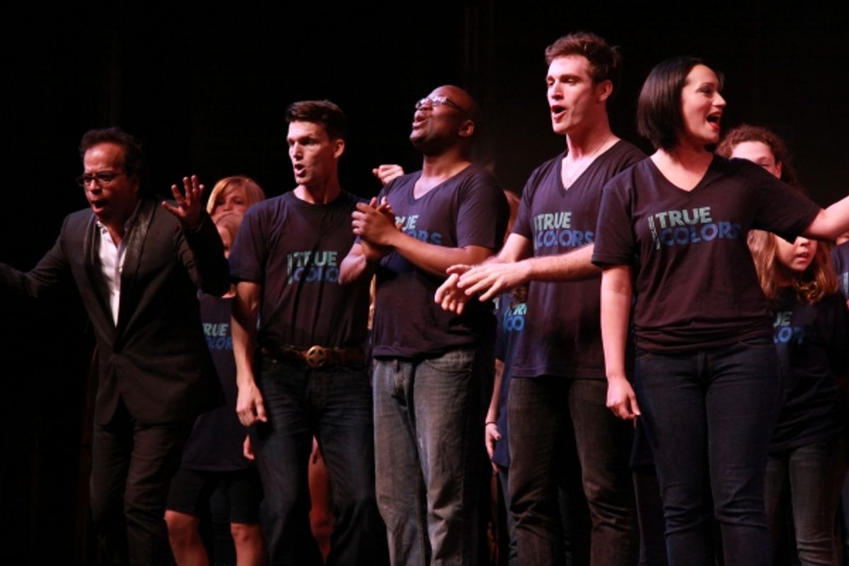 Director Richard Jay-Alexander, Jarrod Emick, Tituss Burgess, Tyler Hanes and Eden Espinosa at 