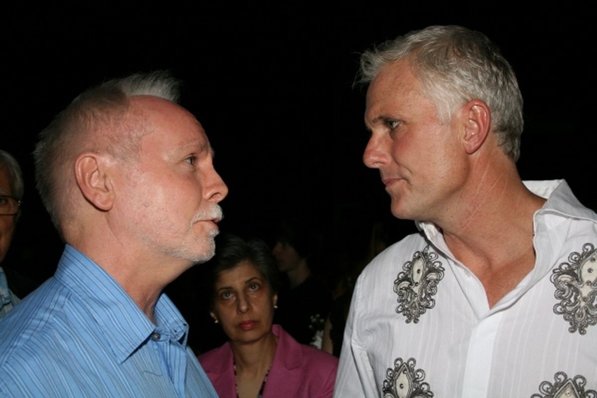 Bob Donovan of On Stage Boston and Patrick Cassidy at 