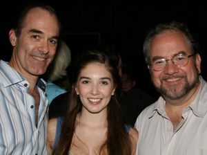 Clay Miller with daughter Isabelle and Rick Sherburne @ BroadwayWorld Clay Miller with daughter Isabelle and Rick Sherburne Photo
