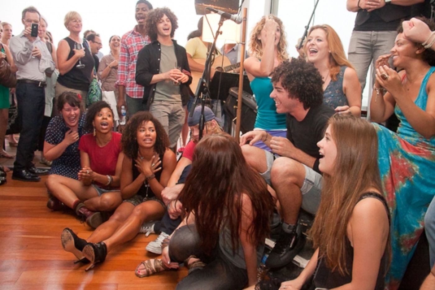 Photo Coverage: HAIR Cast Holds Broadway Impact Be-In!  Image