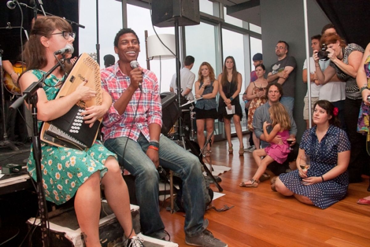 Allison Guinn and Nkrumah Gatling at 