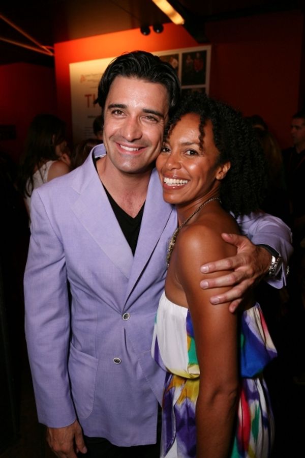 Cast members Gilles Marini (L) and Eisa Davis (R) Photo