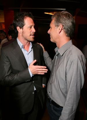 Cast member Darren Pettie (L) and CTG Artistic Director Michael Ritchie (R) Photo