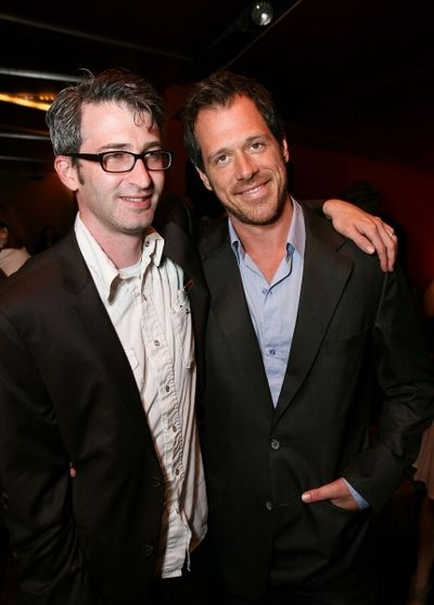 Director Daniel Aukin (L) and cast member Darren Pettie (R) Photo