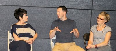  Chita Rivera,  Ben Hartley (Program Founder & Director), and Karen Speers (UK Coordi Photo