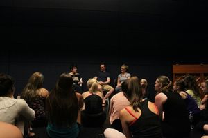 Chita Rivera, Ben Hartley (Program Founder & Director), Karen Speers (UK Coordinator) Photo