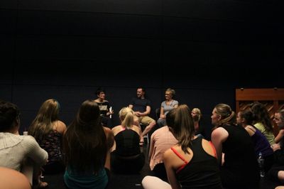 Chita Rivera, Ben Hartley (Program Founder & Director), Karen Speers (UK Coordinator) Photo