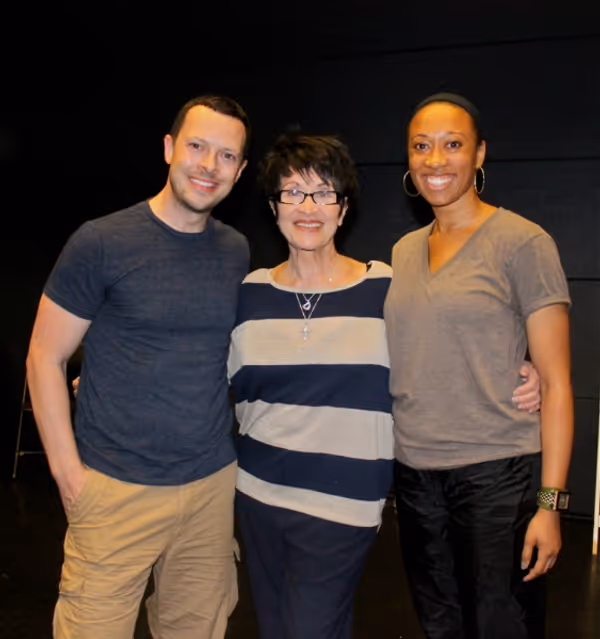  Ben Hartley (Program Founder & Director), Chita Rivera and Amy Hall (2011 faculty) Photo