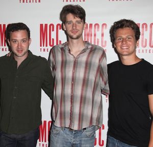Eddie Kaye Thomas, Will Rogers & Jonathan Groff attending the Meet & Greet the Cast f Photo