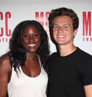 Rutina Wesley & Jonathan Groff attending the Meet & Greet the Cast for MCC's Premiere Production of 'The Submission' in New York City. @ BroadwayWorld Rutina Wesley & Jonathan Groff attending the Meet & Greet the Cast for MCC's Premiere Photo