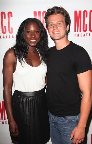 Rutina Wesley & Jonathan Groff attending the Meet & Greet the Cast for MCC's Premiere Production of 'The Submission' in New York City. @ BroadwayWorld Rutina Wesley & Jonathan Groff attending the Meet & Greet the Cast for MCC's Premiere Photo