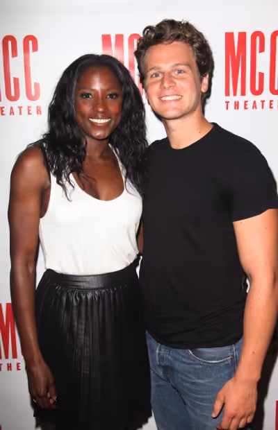 Rutina Wesley & Jonathan Groff attending the Meet & Greet the Cast for MCC's Premiere Photo