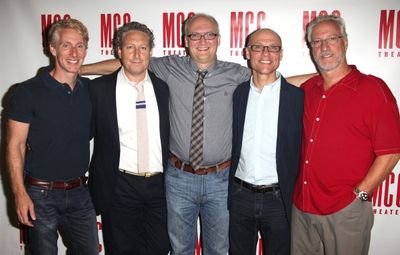 Blake West, Bernard Telsey, Jeff Talbott, William Cantler & Robert Lupone attending t Photo