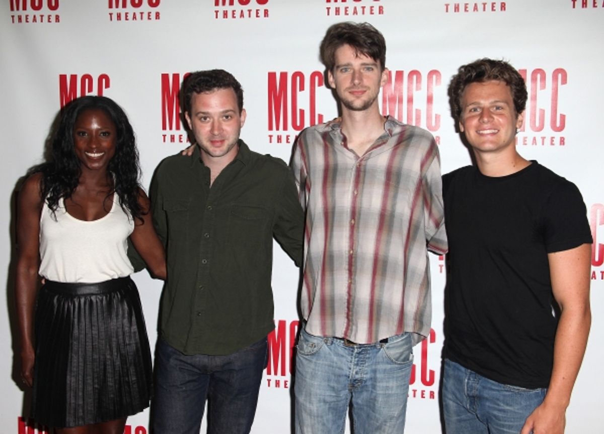 Rutina Wesley, Eddie Kaye Thomas, Will Rogers & Jonathan Groff attending the Meet & Greet the Cast for MCC's Premiere Production of 'The Submission' in New York City. at 