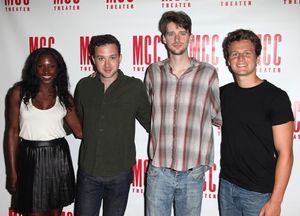 Rutina Wesley, Eddie Kaye Thomas, Will Rogers & Jonathan Groff attending the Meet & Greet the Cast for MCC's Premiere Production of 'The Submission' in New York City. @ BroadwayWorld Rutina Wesley, Eddie Kaye Thomas, Will Rogers & Jonathan Groff attending the Meet & G Photo