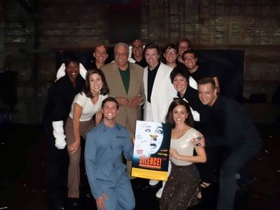 James Earl Jones with the cast of SILENCE! THE MUSICAL Photo