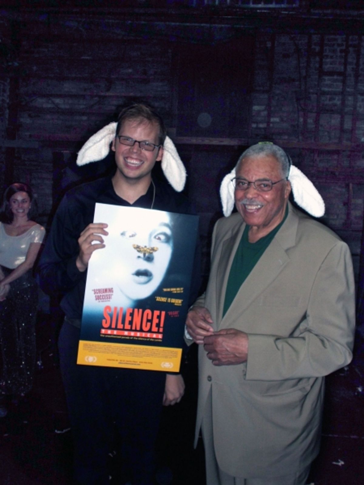 JEFF HILLER, JAMES EARL JONES at 