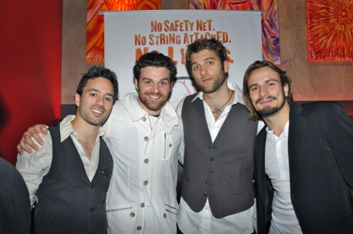 Mathieu Cloutier, Philippe Normand-Jenny, Mason Ames and Florian Zumkehr at 